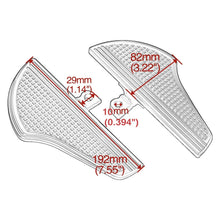 Load image into Gallery viewer, Black Foot Pegs Floorboards For Harley Sportster Touring Road Glide King Softail
