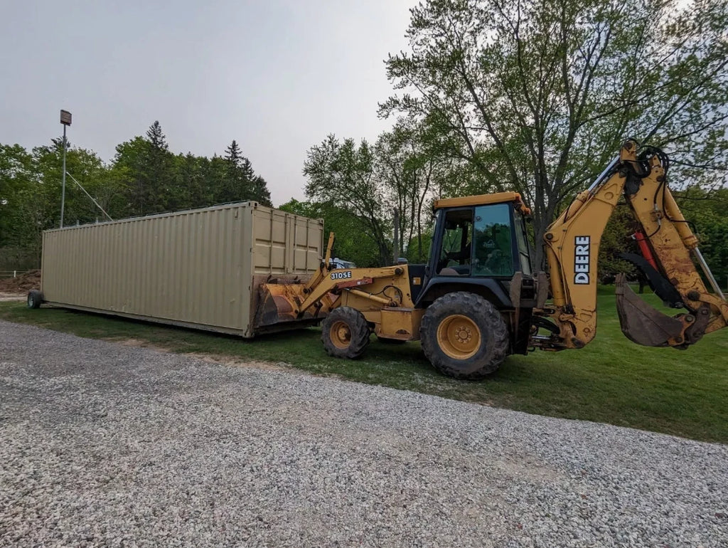 2 Premium Shipping Container Mover Wheels (6 Stud Pattern)