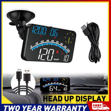 Load image into Gallery viewer, Car Speedometer Digital Device Consumption Tool HUD Head Up Display km/h 12V
