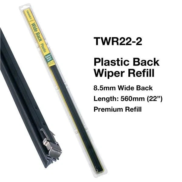 Tridon Wiper Refill Plastic Wide Back TWR22-2