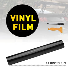 Load image into Gallery viewer, Bubble Free Polish Gloss Black Vinyl Film Wrap Auto Body Cars Decals 1.5Mx30CM