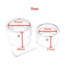 Load image into Gallery viewer, Chrome front rear axle nut cover cap for Harley Softail Dyna V Rod VRSCA