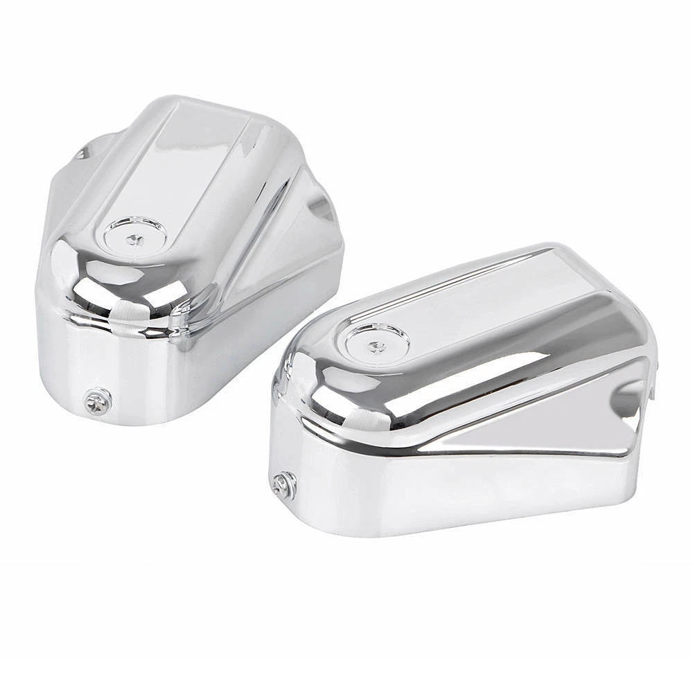 Chrome Rear Axle Cover Bar Shield Swingarm Cap For Harley Softail FLSTC FLSTN ST