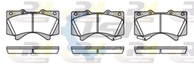 Front Brake Pads and Rotors Set for Toyota LANDCRUISER 200 UZJ200 VDJ200 07-15