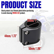 Load image into Gallery viewer, Black CNC Exhaust High Temp Pipe Clamps Connector For Yamha Banshee 350 1987-06