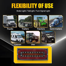Load image into Gallery viewer, 4PCS 88 LED Tail Lights Stop Indicator Reverse Lamp 12V Trailer Truck Ute Light