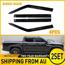 Load image into Gallery viewer, Set of 8 Weather Shields Weathershield Set for BYD Shark 6 Dual Cab 2025-Onwards