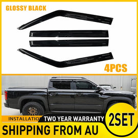 Set of 8 Weather Shields Weathershield Set for BYD Shark 6 Dual Cab 2025-Onwards