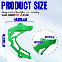 Load image into Gallery viewer, Green sprocket cover chain guard protector for Kawasaki KLX110 2002+ KLX110L 2010+