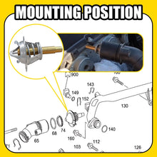 Load image into Gallery viewer, for Mercedes W203 W204 W211 CL203 R171 2002-14 Thermostat with Seal 2712030575