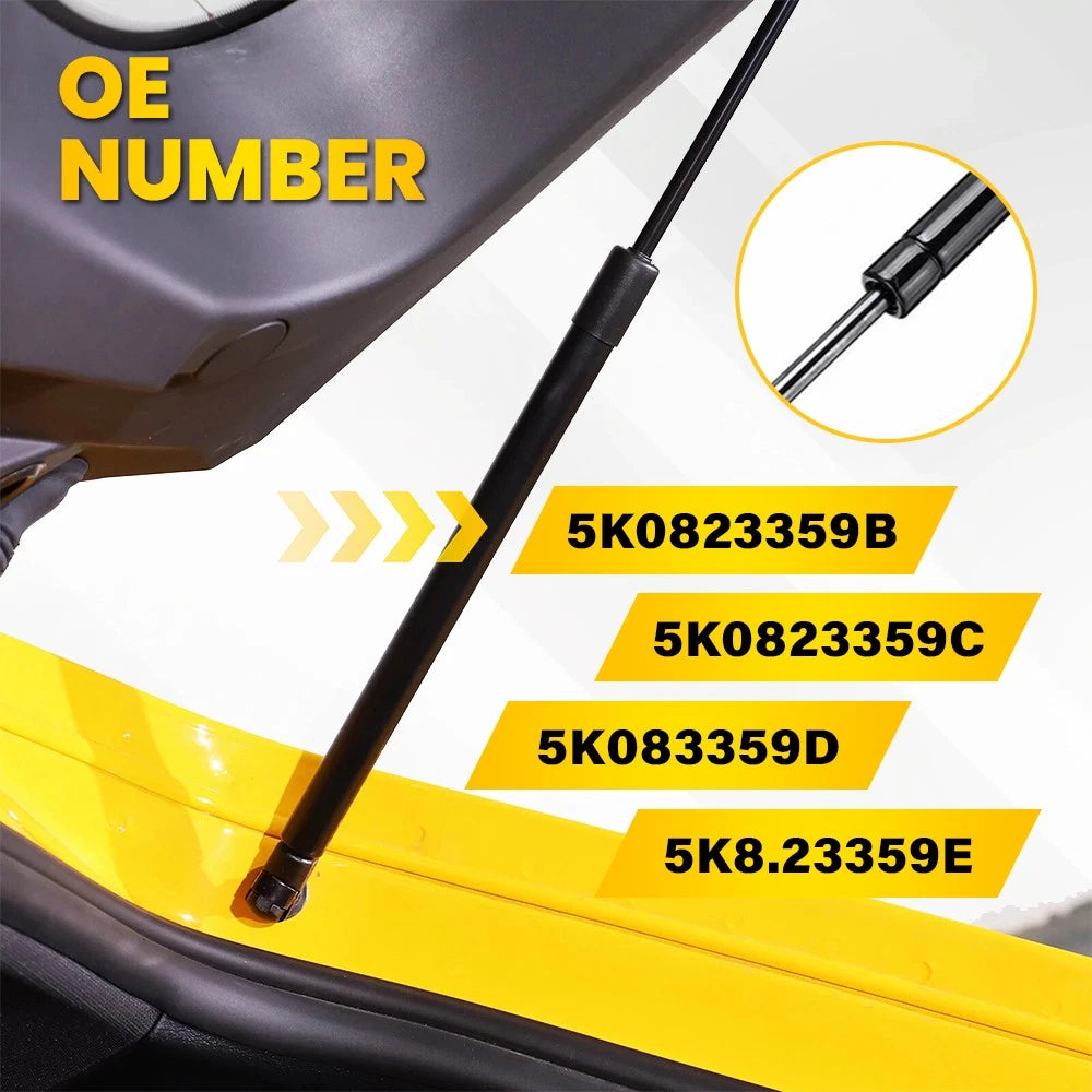 1PC FRONT BONNET Gas Struts Fit For Volkswagen VW Golf MK5 MK6 2003 to 2013 NEW