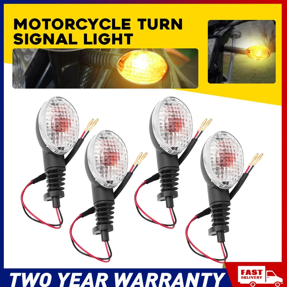 4X /Turn Signal Indicator Light For KAWASAKI NINJA 250R Vulcan S 650 KLX250 A