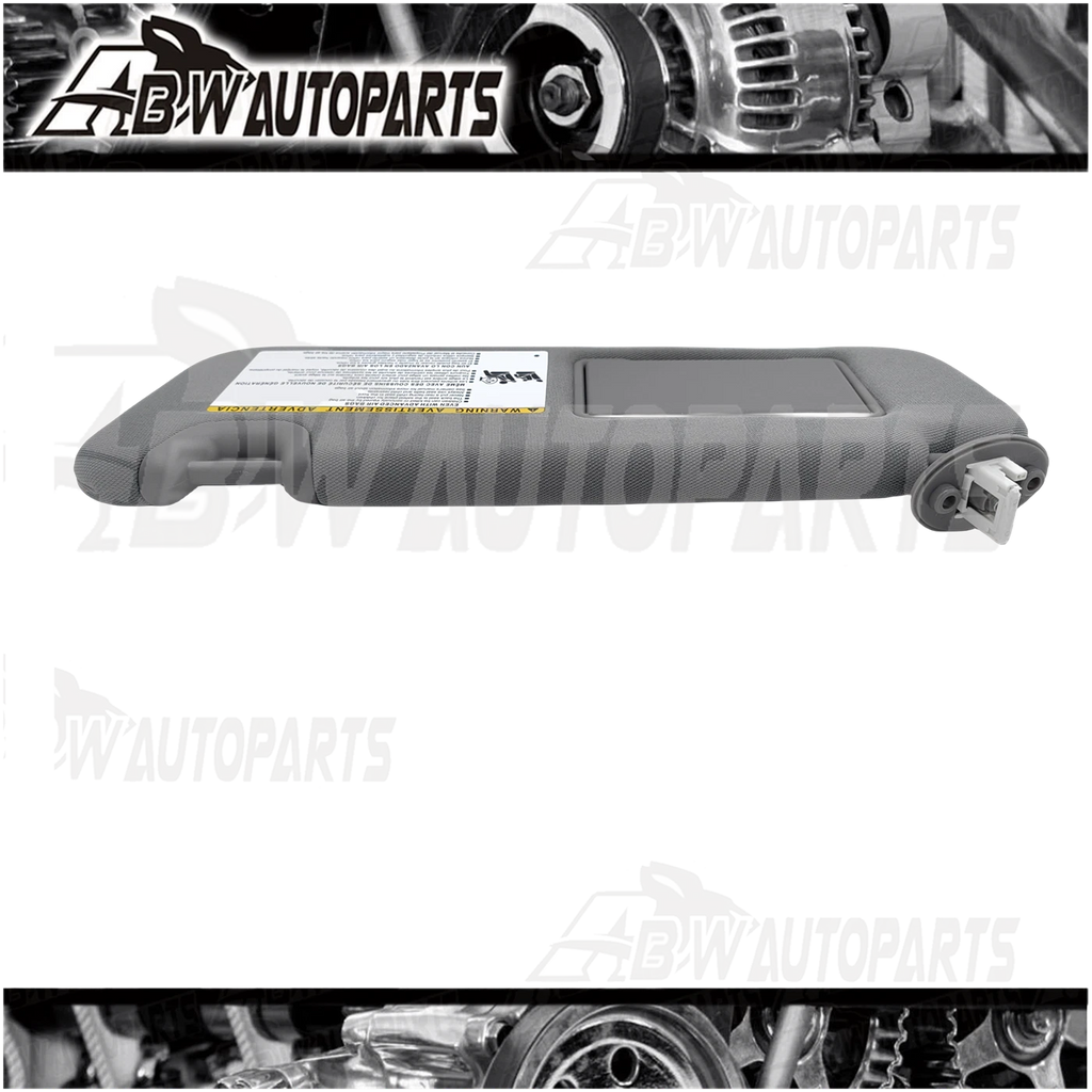 For Toyota Kluger 2014-2019 Sun Visor Left W/ Vanity Light Gray Passenger Side