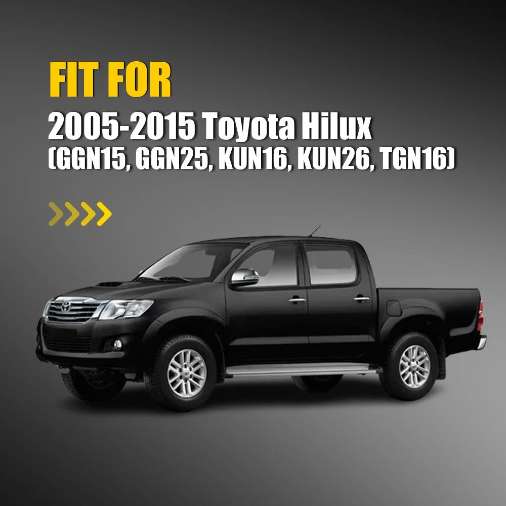 Right RH Driver Side Mirror Glass Heated w/ Base for 2005-2015 Toyota Hilux