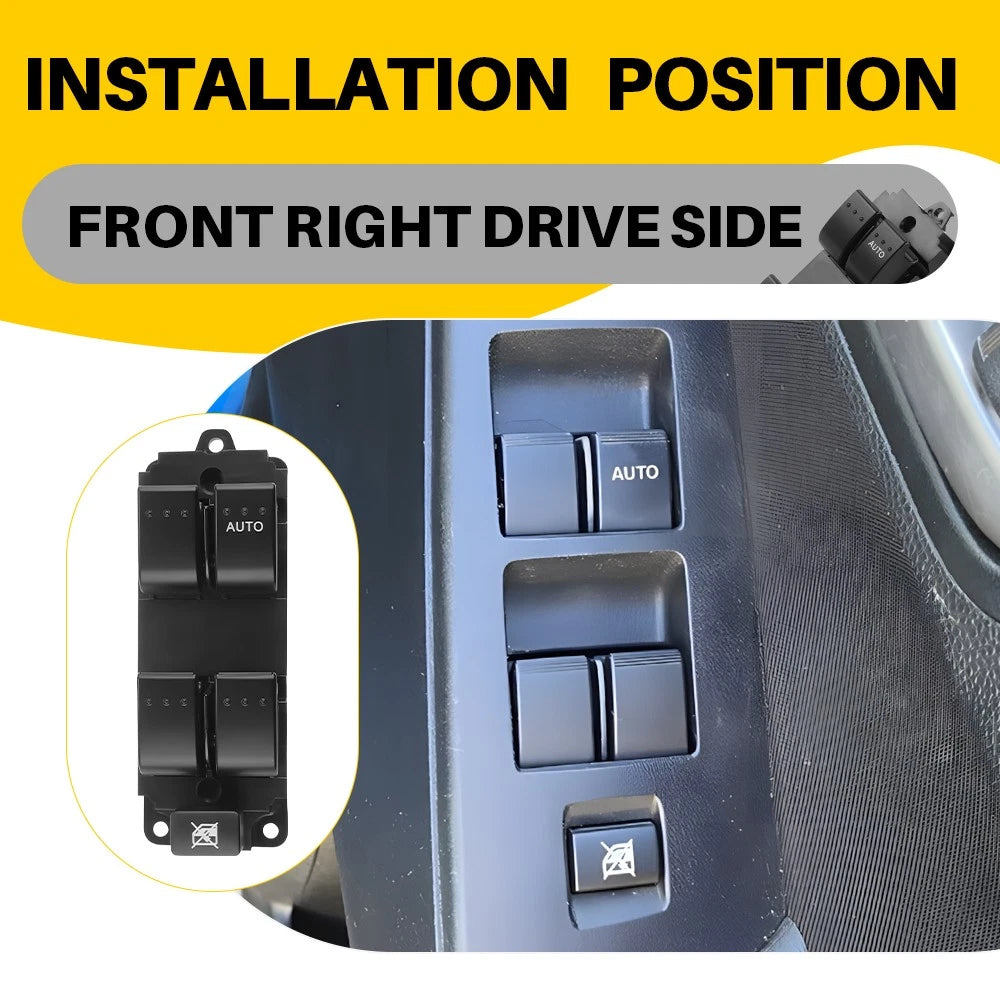 BP1E66350 Master Power Window Control Switch For Mazda 3 BK 2004-2009 4 Buttons