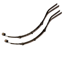 Load image into Gallery viewer, 3 Leaf Slipper Spring and Eye Trailer Parts One Pair Black 600kg Leaf Springs