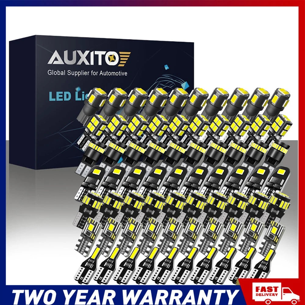 10x T10 LED Wedge Globe Lamp Bulb Light COOL WHITE For Garden Caravan A