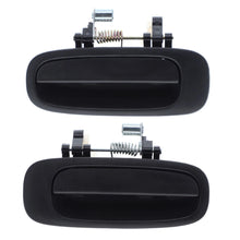 Load image into Gallery viewer, Door Handle Outer for Toyota Corolla 97-02 Set of 2 Black REAR LEFT+RIGHT