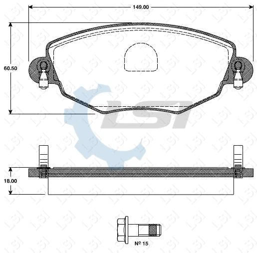 Front Brake Pads and Disc Rotors Set for Jaguar X TYPE 2.0 2.1 2.5 3.0 2001-2004