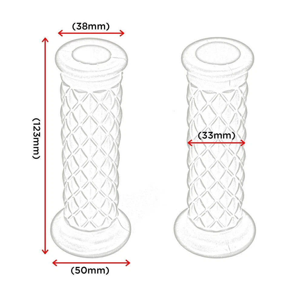 Motorcycle 7/8"Handlebar Hand Grip Brown for Harley for Honda for Yamaha Custom