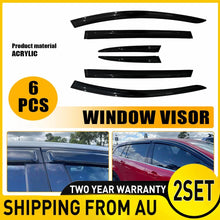 Load image into Gallery viewer, 2SET Weather shields Weathershields suits for Holden Commodore VE VF Wagon 06-19