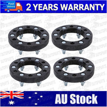 Load image into Gallery viewer, 4PCS 25mm 6x139.7MM M12x1.5 Wheel Spacers For Pajero Hilux Triton Ranger 6 Stud
