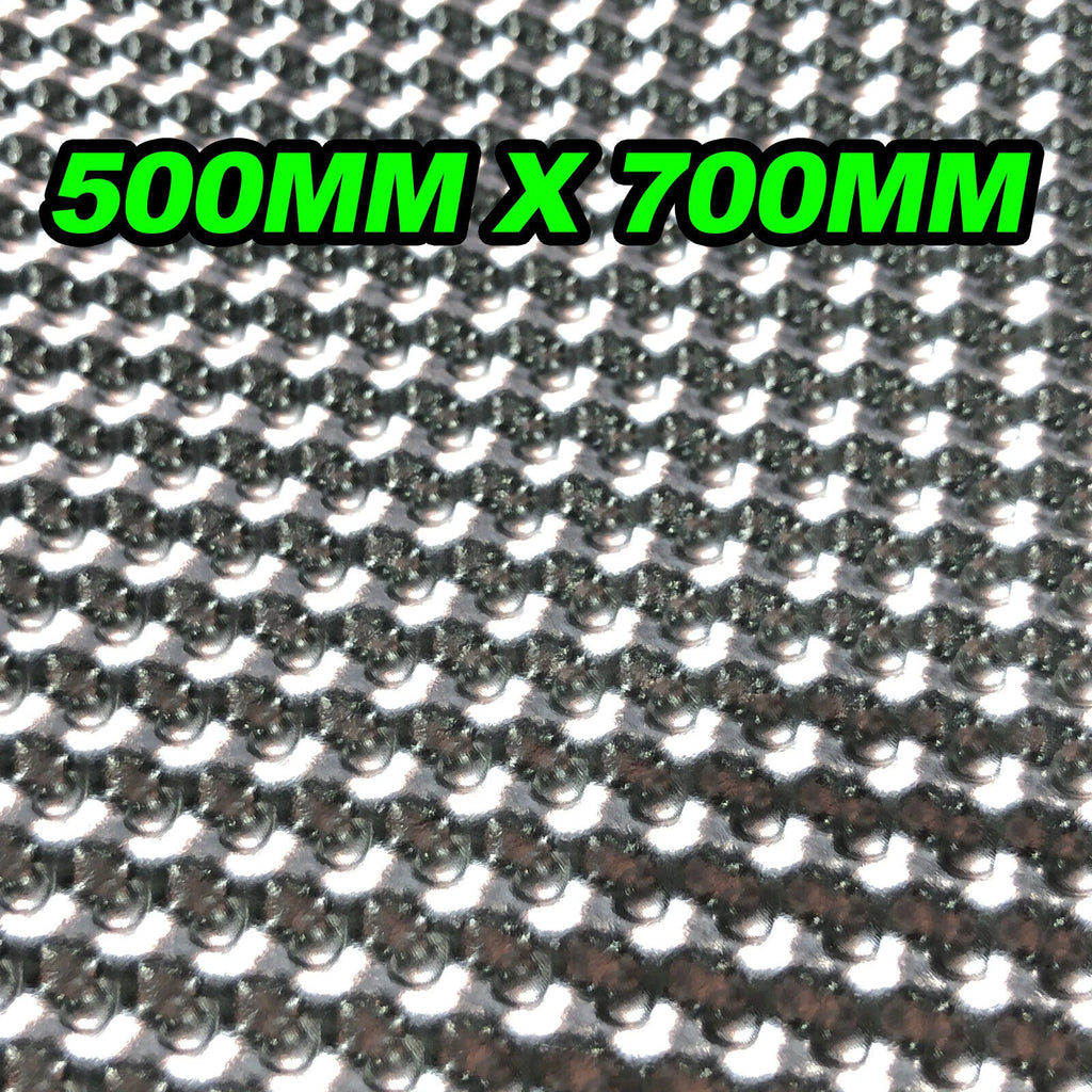 HEAT SHIELD Embossed Aluminium 700mm x 500mm Turbo Manifold Exhaust Race Car