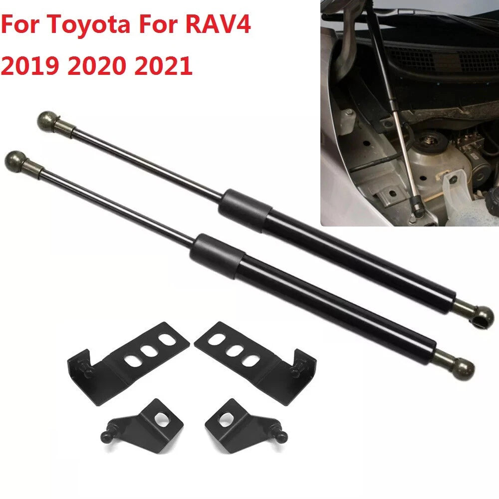 Front Hood Gas Spring Lift Supports Shock Struts Rod For Toyota for RAV4 2019-21