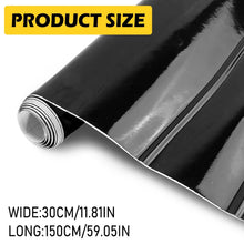 Load image into Gallery viewer, Bubble Free Polish Gloss Black Vinyl Film Wrap Auto Body Cars Decals 1.5Mx30CM