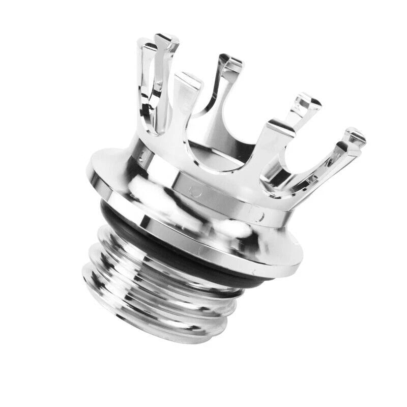 Silver Motorcycle Fuel Tank Gas Cap for Harley Sportster XL 1200 883 48 Dyna 72