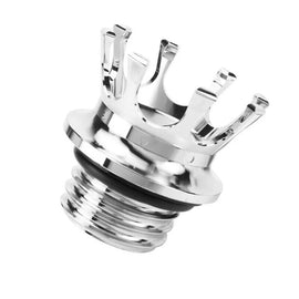 Silver Motorcycle Fuel Tank Gas Cap for Harley Sportster XL 1200 883 48 Dyna 72