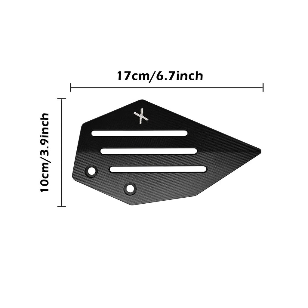 Black Aluminum Rear Brake Master Cylinder Protector Cover For Ducati DesertX 22+