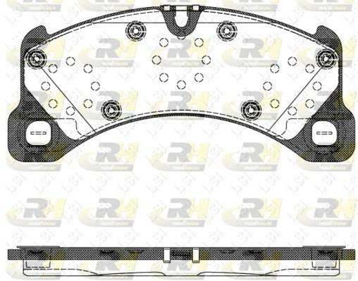 Front and Rear Brake Pads and Disc Rotors FULL set for Porsche Cayenne 92A 11-18