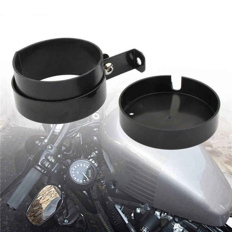 Black Side Mount Speedo Relocation Bracket For Harley Sportster XL883 1200 48 72