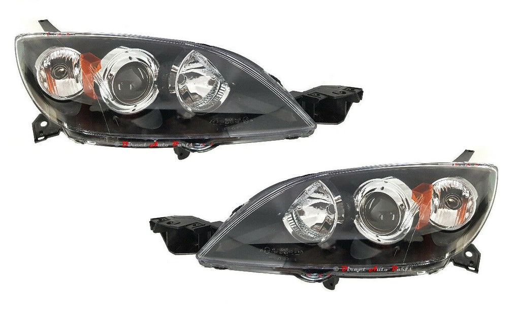 *NEW* HEADLIGHT HEAD LIGHT LAMP for MAZDA 3 BK 5DR HATCHBACK 2004 - 4/2009 PAIR
