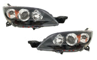 *NEW* HEADLIGHT HEAD LIGHT LAMP for MAZDA 3 BK 5DR HATCHBACK 2004 - 4/2009 PAIR