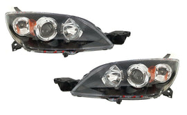 *NEW* HEADLIGHT HEAD LIGHT LAMP for MAZDA 3 BK 5DR HATCHBACK 2004 - 4/2009 PAIR