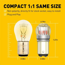 Load image into Gallery viewer, 2/4X BAY15D 1157 P21/5W RED 6SMD LED BRAKE STOP TAIL LIGHT CANBUS BULB GLOBE A