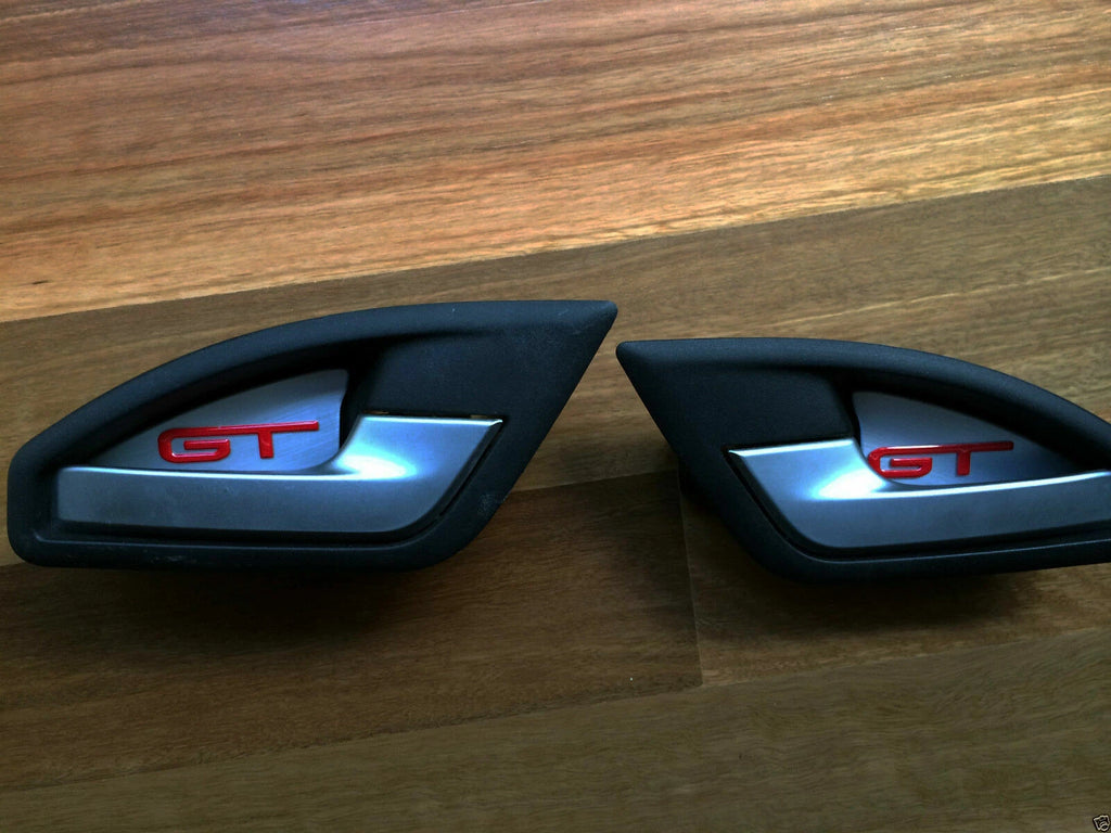 GT INTERIOR DOOR HANDLE INSERT BADGE FOR FPV/FORD FALCON BA BF V8/XR8 SEDAN/UTE