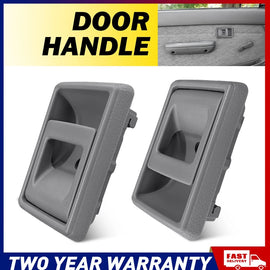 PAIR Grey Inner Door Handle FITS For Toyota Landcruiser 75 78 79 Series RH LH