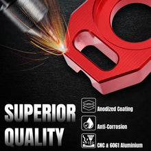Load image into Gallery viewer, For Surron Sur Ron Ultra Bee CNC Aluminum 2x Axle Block Chain Adjuster Bolts Red