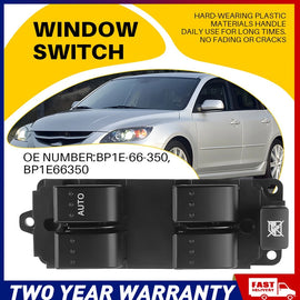 BP1E66350 Master Power Window Control Switch For Mazda 3 BK 2004-2009 4 Buttons