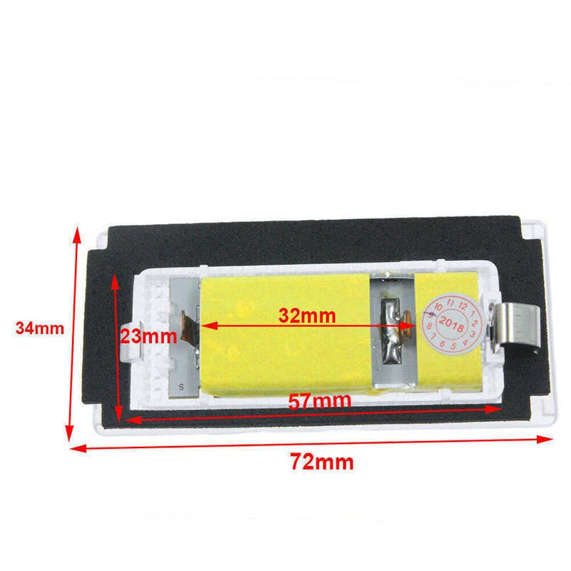 2X 12V LED License Number Plate Light Lamp For BMW for Mini Cooper R50 R52 R53 S