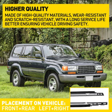 Load image into Gallery viewer, For Toyota LandCruiser 80 Series Door Weatherstrip Moulding BLACK All Doors 8x