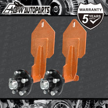 Load image into Gallery viewer, SHIPPING CONTAINER WHEELS (PAIR) With 5x114.3 Hubs (For Ford)