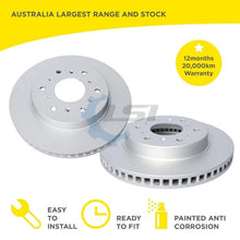 Load image into Gallery viewer, Horsepower Geomet Coated Front Brake Disc Rotors for Haval H9 2.0 2015-on 334mm