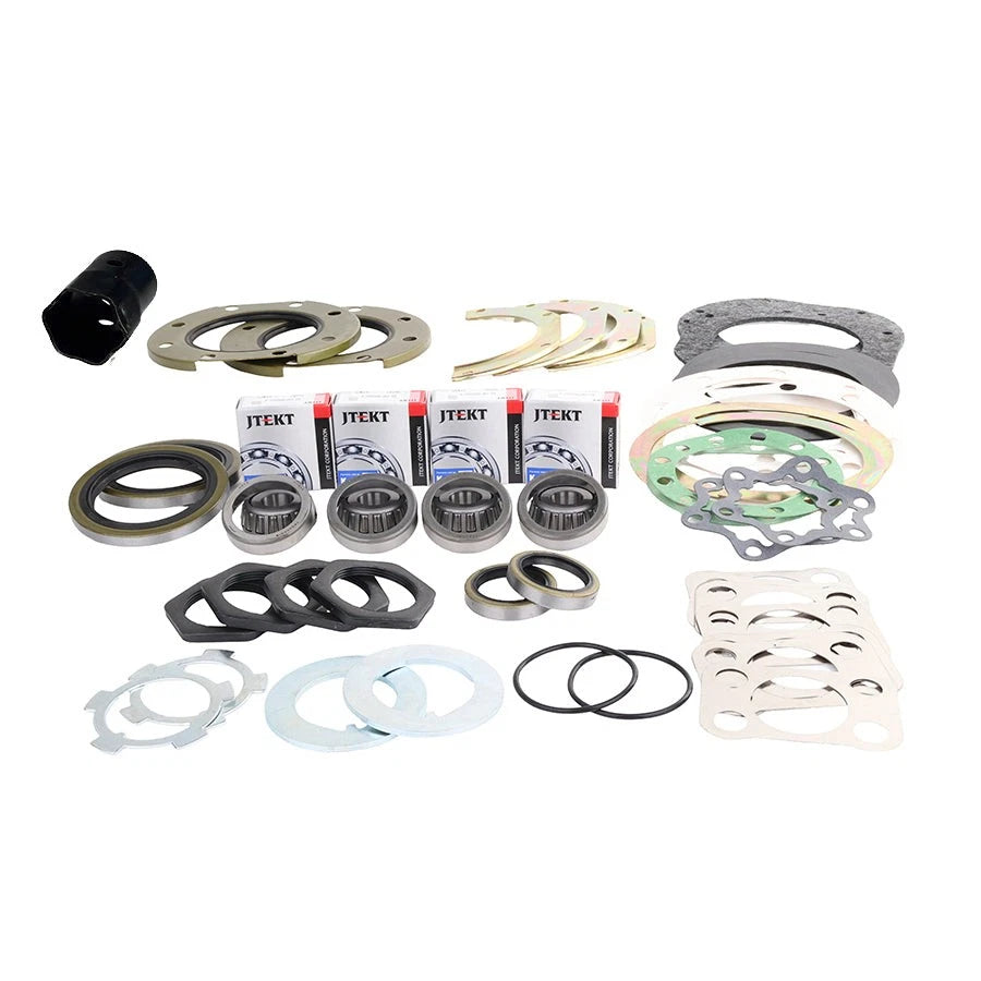 Swivel hub repair kit with hub nut socket and bearings for Toyota LandCruiser BJ FJ models