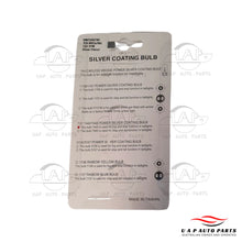 Load image into Gallery viewer, T20 WY21W Amber Wedge Silver Coating Indicator Light Bulb Globe 7440 2pc pack