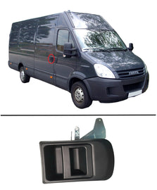Textured Black Right Side Outer Sliding Door Handle for Iveco Daily Van 00-11