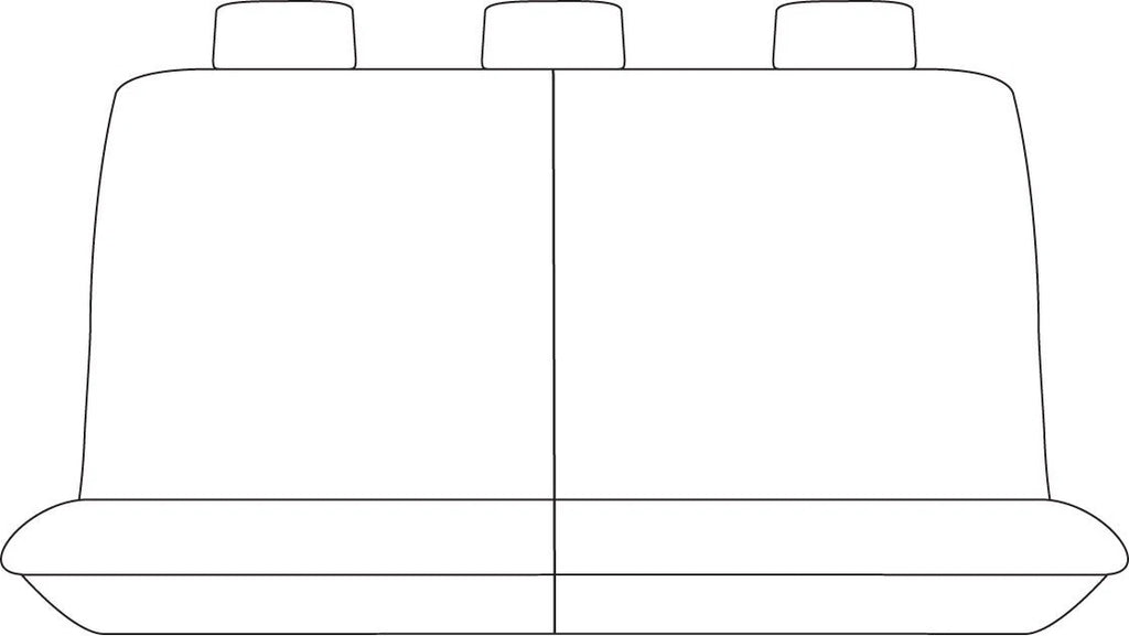 Sperling Tradies Canvas Rear Grey Seat Covers Suits Landcruiser 200 Series 20...